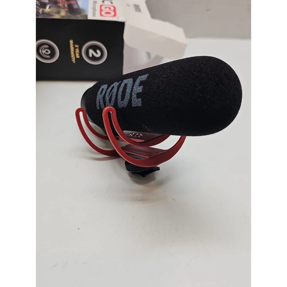 Rode VideoMic GO On-Camera Shotgun Microphone with Rycote Lyre Shock Mounting